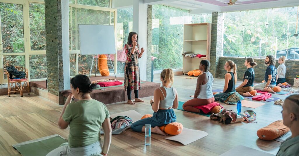 ヨガ講師のタイプを診断して自分に合う先生を見つけるイメージイラスト