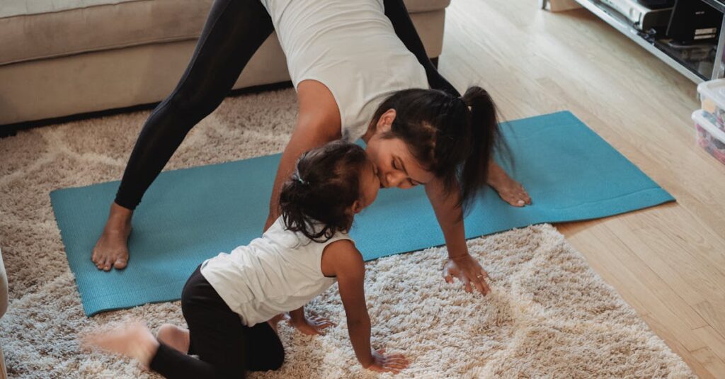 ヨガと食事のタイミングについて悩んでいる人のイメージ画像