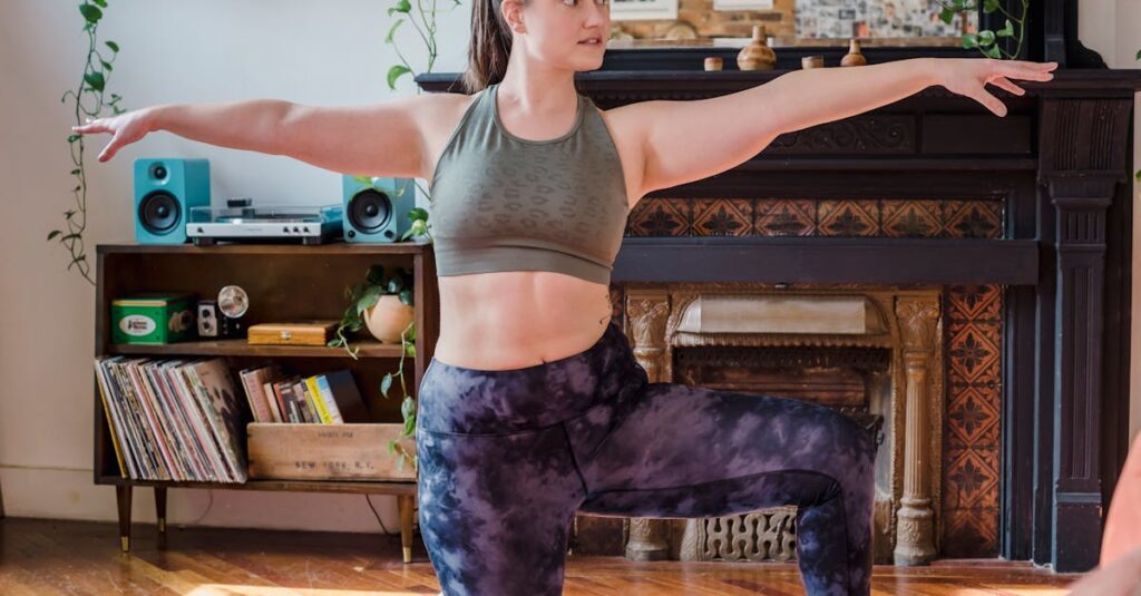 ヨガが副交感神経とホルモンバランスに与える影響を示すイラスト