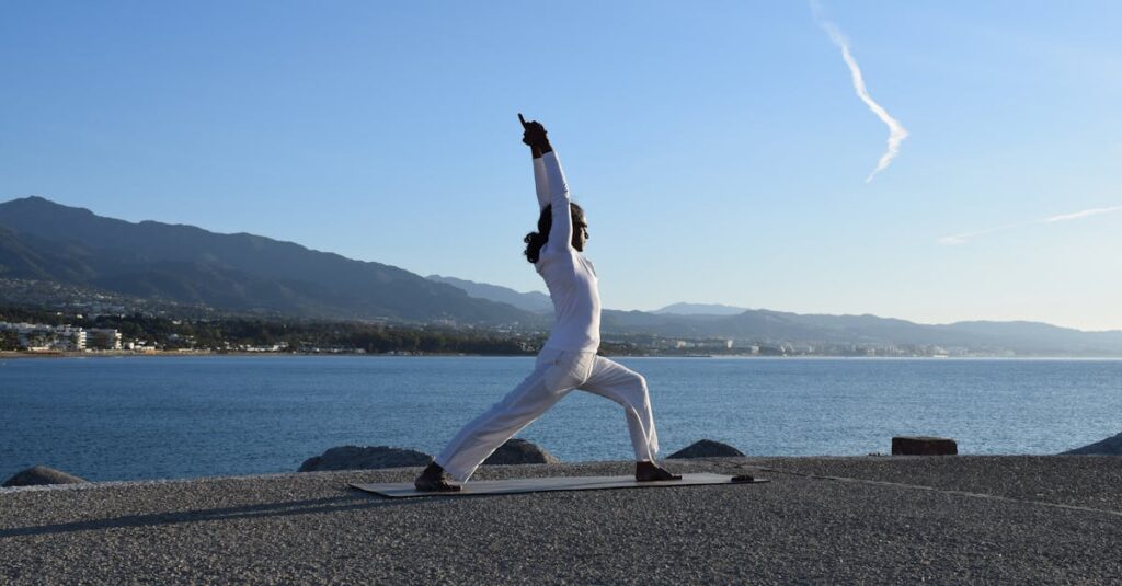 ヨガをやめてもいいと思えるよう心の整理をしている人の穏やかな表情